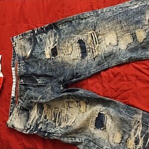 Encrypted blue jeans